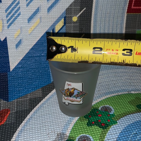 Frosted Alabama shot glass - Picture 5 of 6